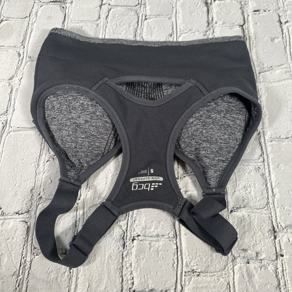 BCG Women’s Low Support Molded Cup Sports Bra size Small Grey Gray Removable Pad - Picture 14 of 14